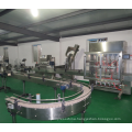 automatic filling capping sealing labeling food and beverage liquid bottle filling line